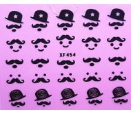 Sticker Moustache XF454